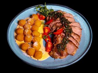 Стейк Рібай з картопляними крокетами (200/100/50g)