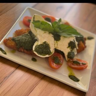 Milanese con pesto e burrata+patata+Coca-Cola 1 L 