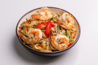 Лапша Рисова з креветками (360г)