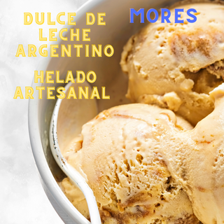 Helado artesanal de Dulce de Leche Argentino de MORES 500 ml