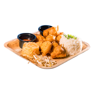 Kurczak w cieście z ryżem