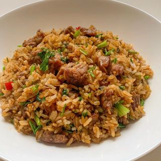 Arroz Frito Con Carne De Ternera