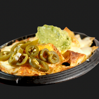 Nachos Con Queso Y Guacamole
