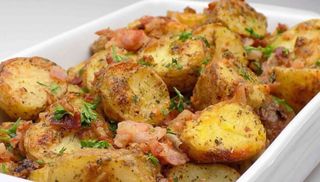 Ziemniaki opiekane z boczkiem 