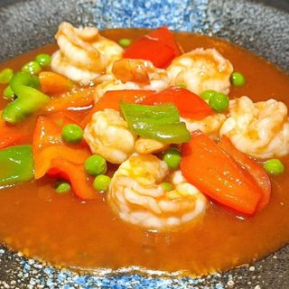 Wok De Gamba Agridulce