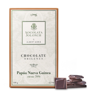 Chocolate Negro con 70% Cacao Orígenes Papúa Nueva Guinea Jolonch 100 Gr.