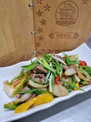 Тыби с овощами и мясом