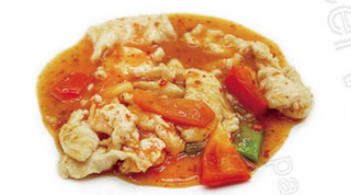 191. Pollo con salsa piccante