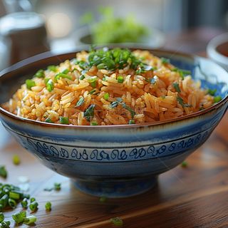 63. Prženi pirinač sa karijem 