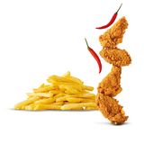 4 Spicy Wings + Chips