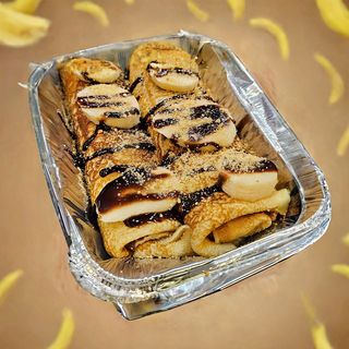 Nutela, banana i plazma , porcija 2 palačinke 450gr