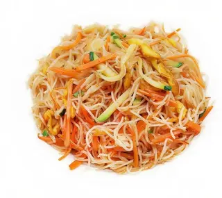 R12.Spaghetti di riso saltati verdure