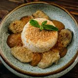 Panna Cotta de Coco e Banana