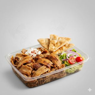 Vaschetta kebab e pane