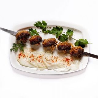 Шашлык из шампиньонов