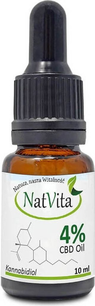 Olej konopny Bio CBD 4% 10ml NatVita