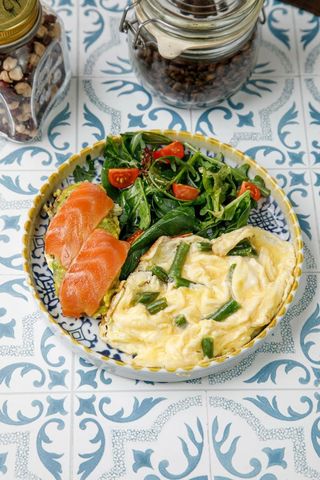 Завтрак с гуакамоле