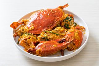 Crabes Sautés +Attiéké 