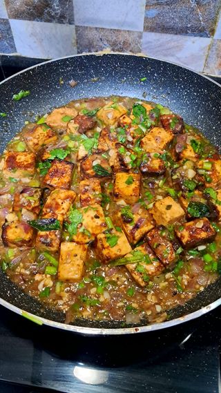 Paneer com Pimenta