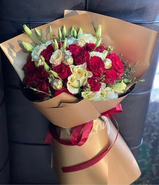 Bouquet De Fiançailles Moyen Avec Choco