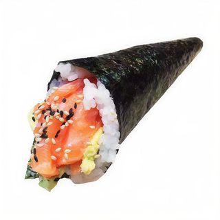 Temaki De Salmón Con Aguacate