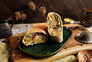 Curry Chicken Shawarma Wrap