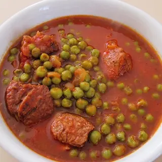 Beef in peas