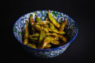 Spicy edamame