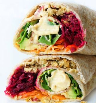 Cheesy avocado Falafel 