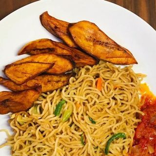 Noodles and Plantain
