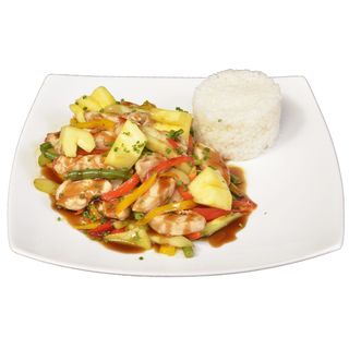 Wok Poulet Ananas