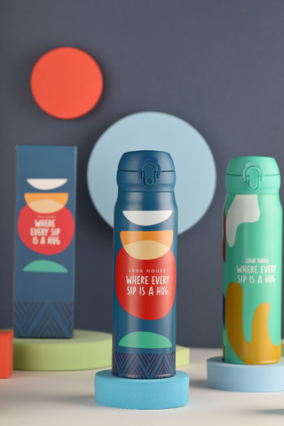 Calm Blue Thermal Mug