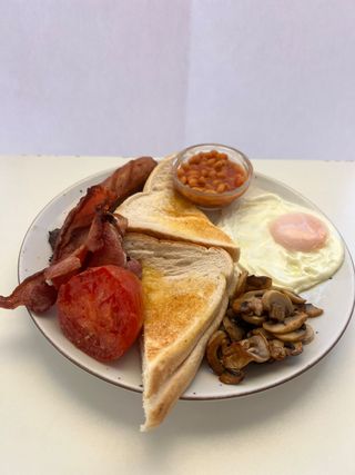 Famous english breakfast