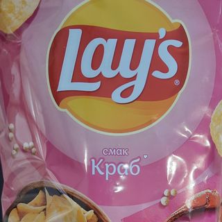 Чіпси Лейс  краб (120г)