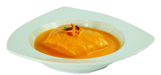 Bacalao Con Salmorejo Y Naranja (300 A 400 G. Aprox.)