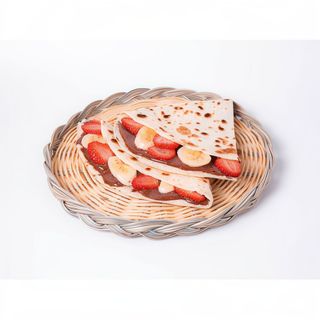 Piadina de Nutella con Fresas y Plátano