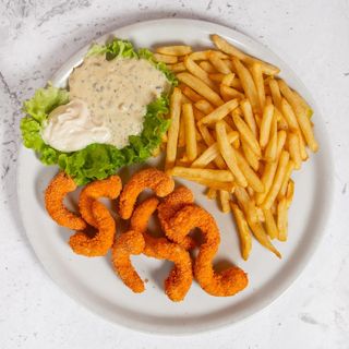 Fritto repovi škampa s pomfritom