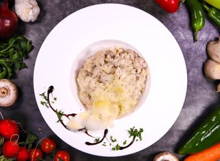 Ризото с пиле, гъби и маскарпоне