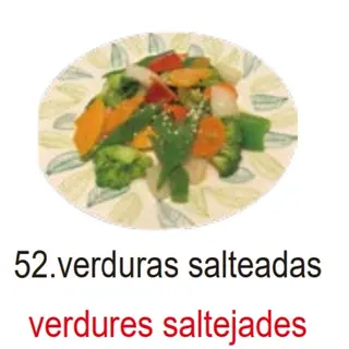 52. Verduras Salteadas