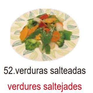 52. Verduras Salteadas