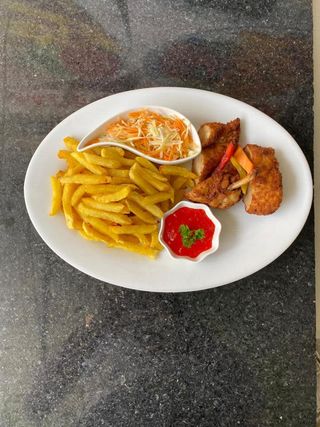 Crispy Chicken and Chips