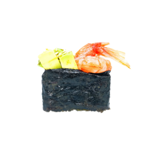 169- Gunkan amaebi avocado - 2 pezzi