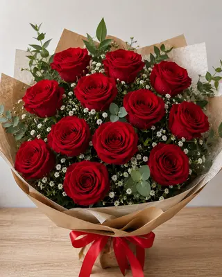 Bouquet Rojo 12 Rosas