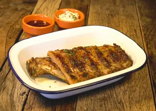 Costillas Bbq A Baja Temperatura