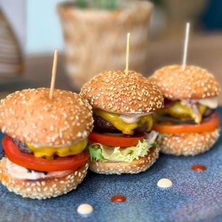 Mini burgers sabor con encanto (3 uds.)