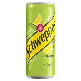 Schweppes limone lattina