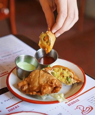 Samosas vegetarianas