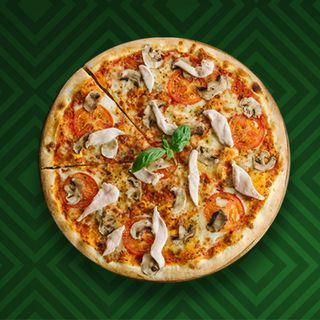 პიცა  ქათმის ხორცით 35სმ