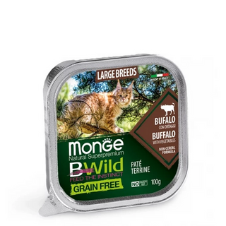 Monge Cat Bwild Grain Free Wet буйвол 0,1
