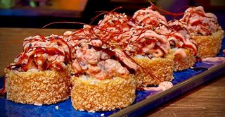 Вулкан з печним Лососем